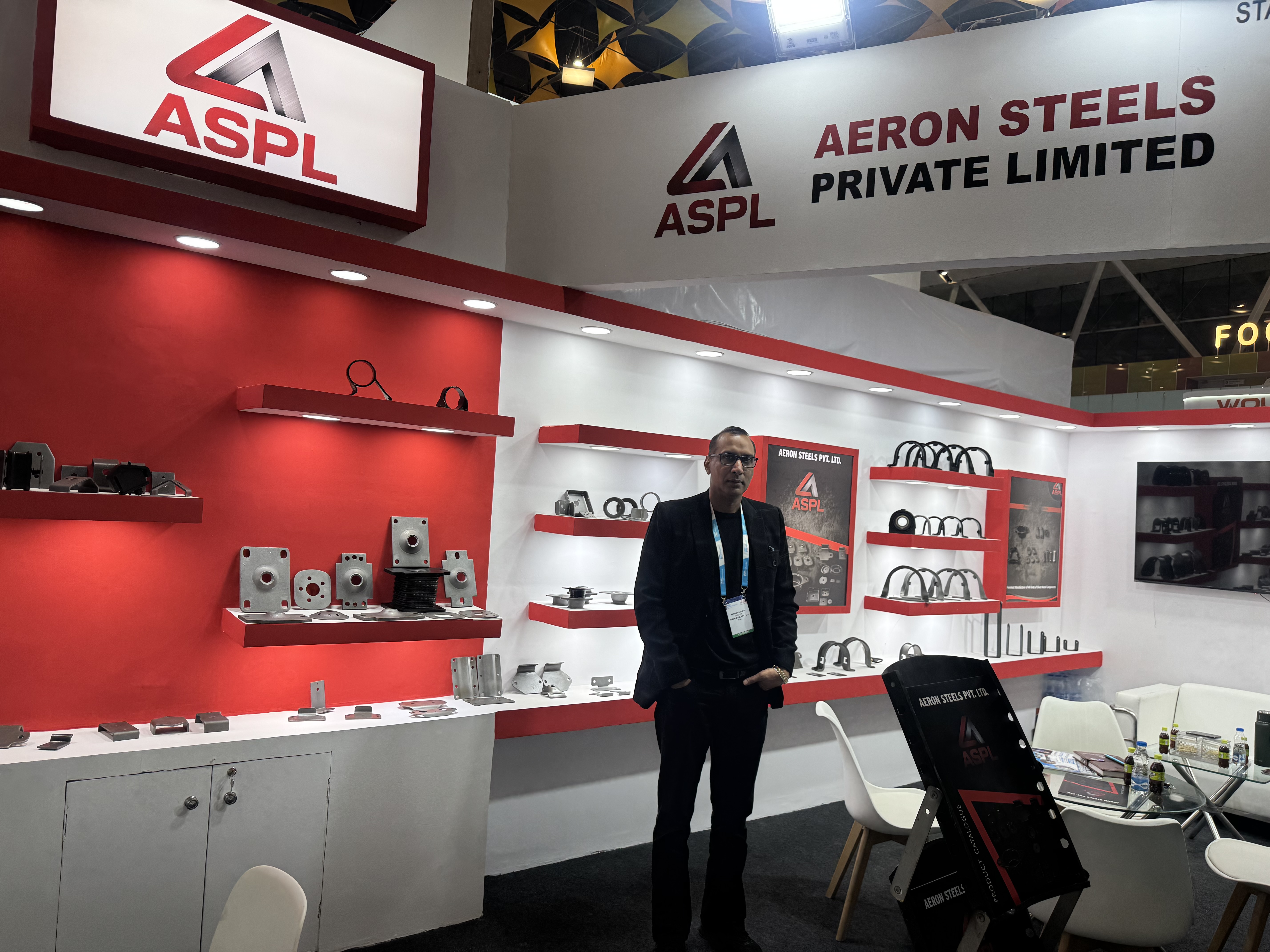 ACMA Automechanika 2026, New Delhi - Aeron Steels Booth